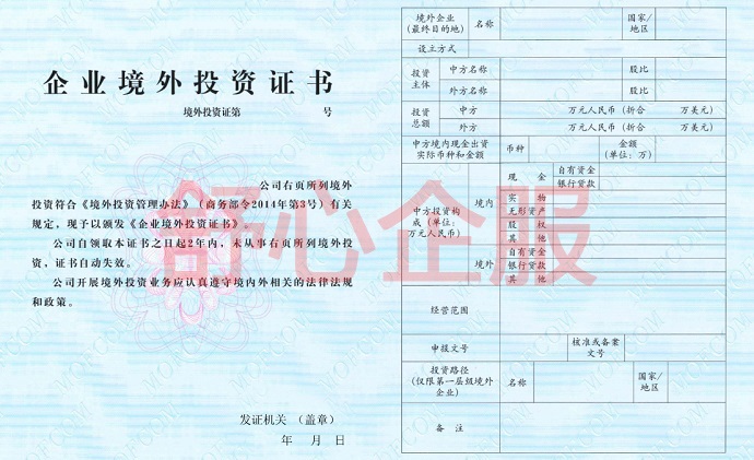 ODI备案摘要