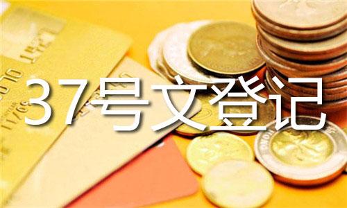 37号文登记
