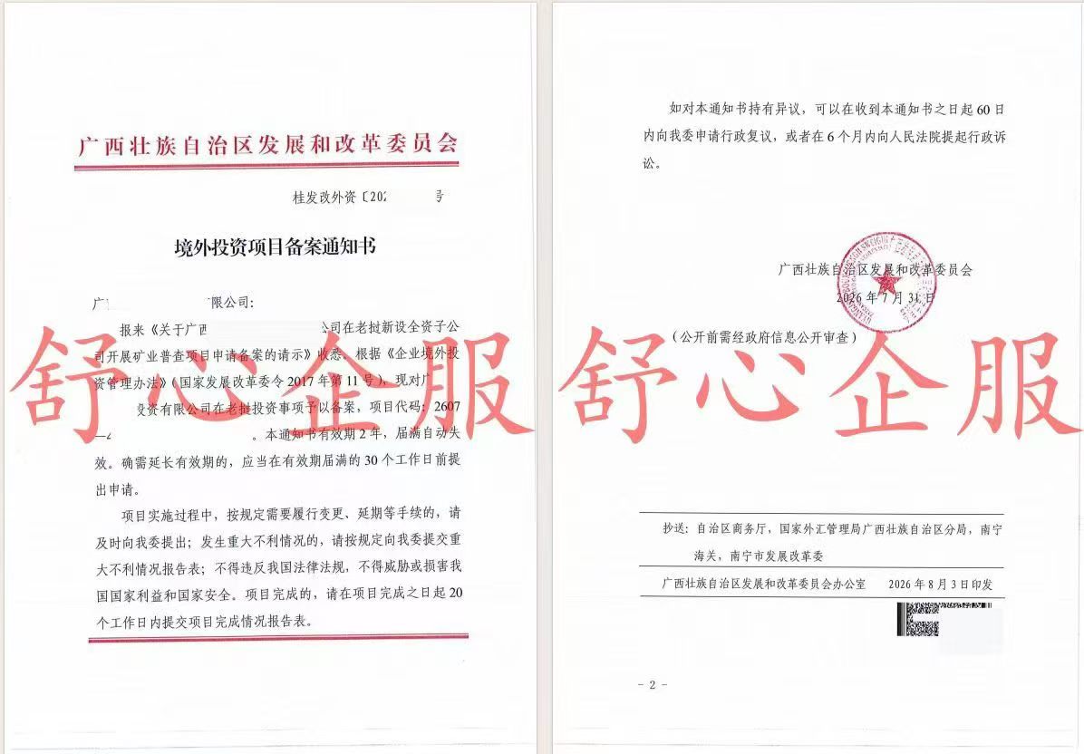 广西ODI备案